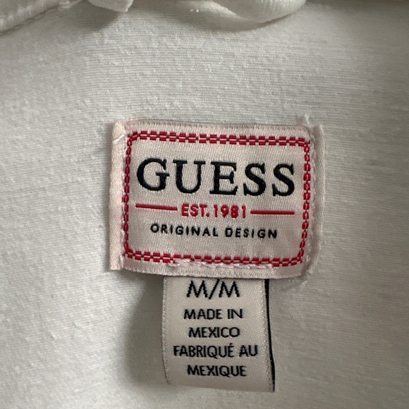 Guess White Denim Jacket - Picture 2 of 5